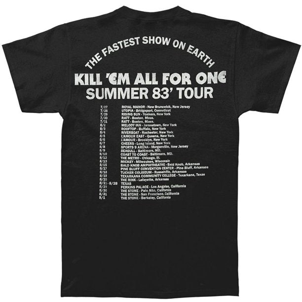 Metallica - Kill Em All Summer 83 Tour T-Shirt