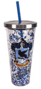 Harry Potter Ravenclaw Blue Glitter 20 oz Acrylic Double Walled Tumbler Cup
