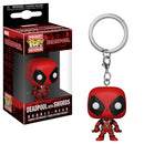 Funko Pop Keychain Playtime-Deadpool with Sword, Multicolor - Kryptonite Character Store