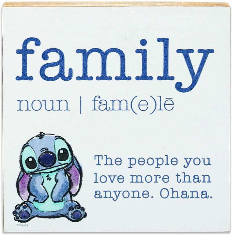 Disney: Lilo & Stitch - Family Definition Wood Wall Art