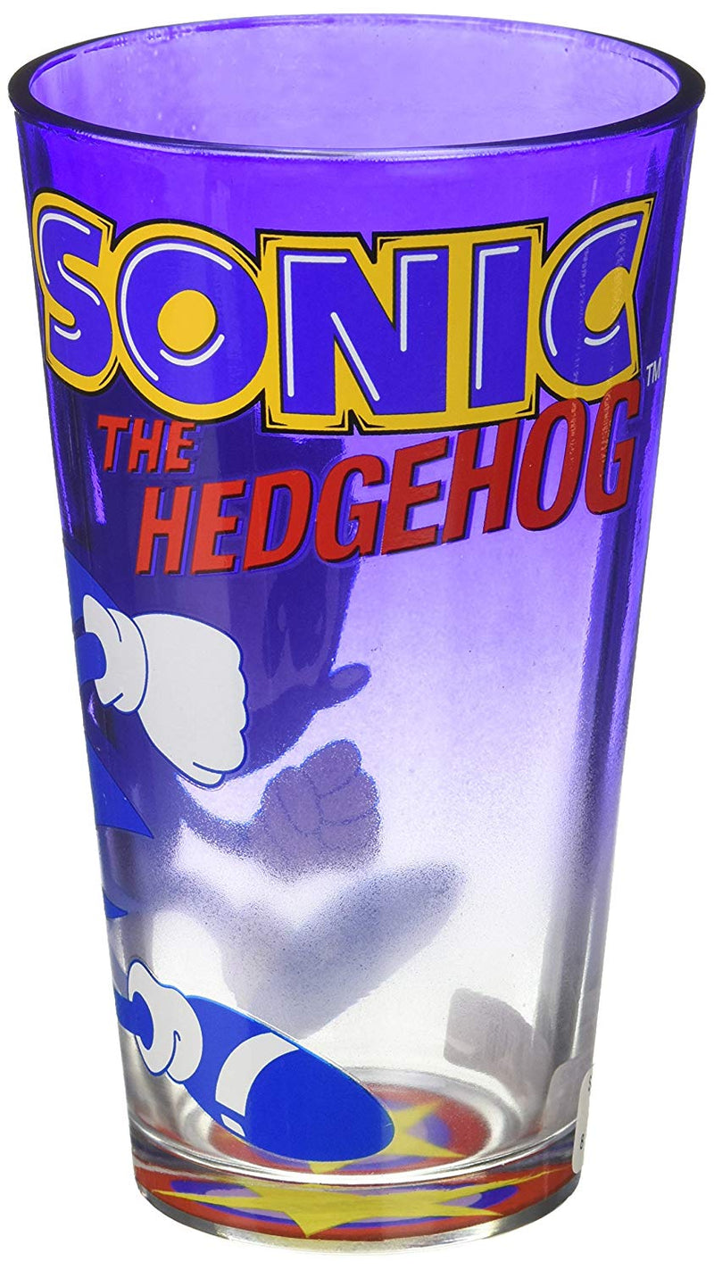 Sonic the Hedgehog - Blue 16oz Pint Glass, Just Funky