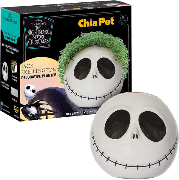 The Nightmare Before Christmas- Jack Skellington with Seed Pack Chia Pet