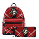 DC Flash Mini Backpack and Wallet Set by Loungefly (Multi) - Kryptonite Character Store