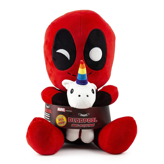 Deadpool Riding an Unicorn Plush - Kryptonite Character Store
