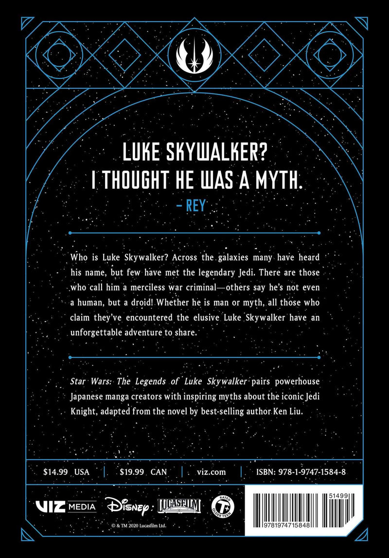 Star Wars - Legends of Luke Skywalker GN Manga