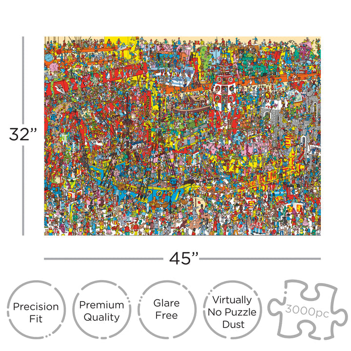 Where's Waldo 3000 Piece Jigsaw Puzzle