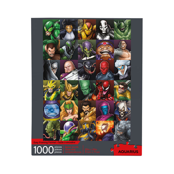 Marvel Comics - Rompecabezas de 1000 piezas con collage de villanos