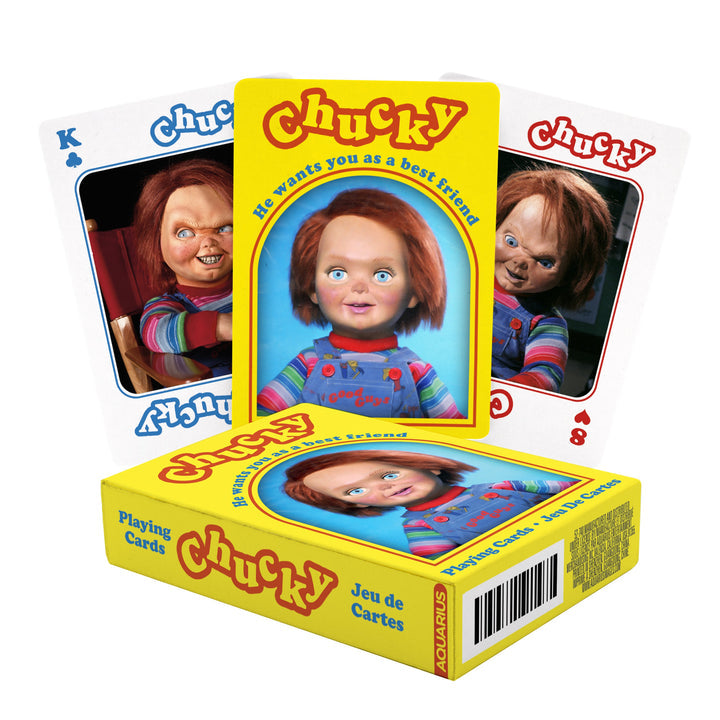 Cargue la imagen en el visor de la galería, Juego de niños - Chucky jugando a las cartas
