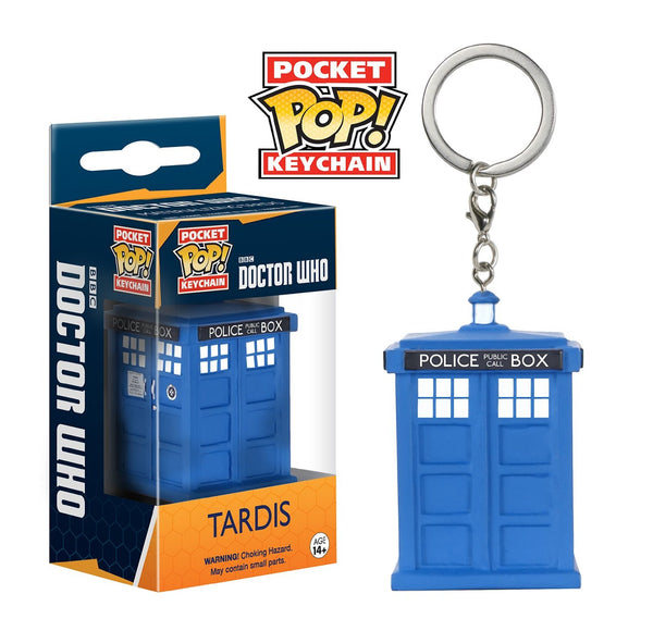 Doctor Who Tardis Mini Funko Pop Keychain - Kryptonite Character Store