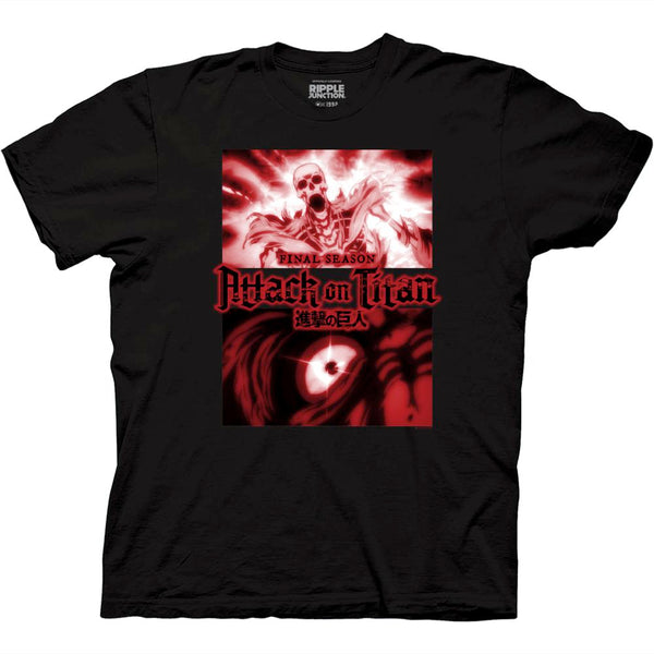 Attack on Titan Close Up Eye Wit Titan And Logo T-Shirt