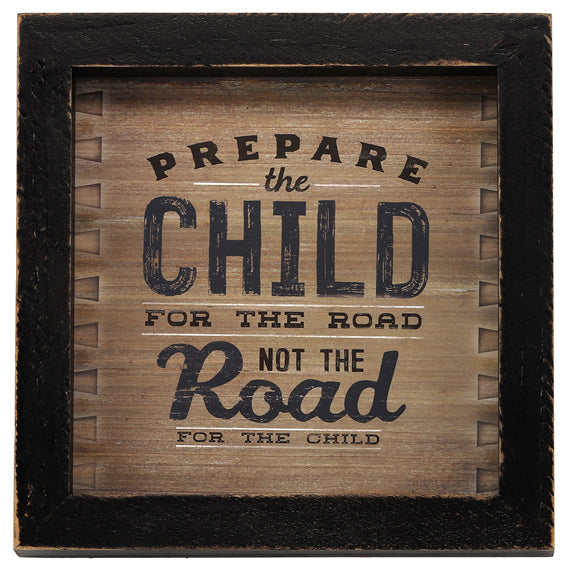 PREPARE THE CHILD WOOD FRAME