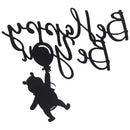 Disney: Winnie the Pooh - Be Happy be You Laser Cut Metal Sign