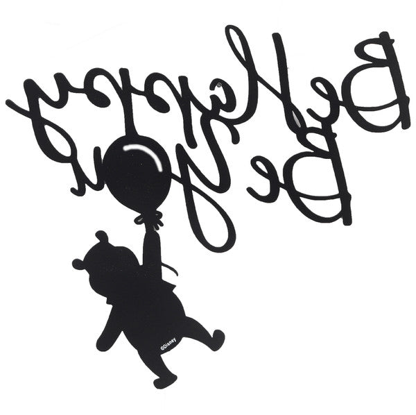 Cargue la imagen en el visor de la galería, Disney: Winnie the Pooh - Be Happy be You Letrero de metal cortado con láser
