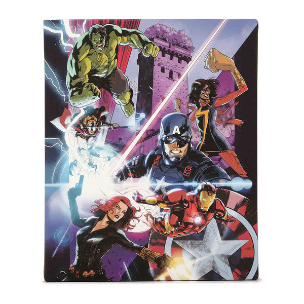 Load image into Gallery viewer, Open Road Brands Marvel&#39;s Avengers - Heroes Posing Canvas Wall Decor
