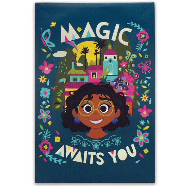 Disney : Encanto Mirabel – La magie vous attend, décoration murale sur toile florale