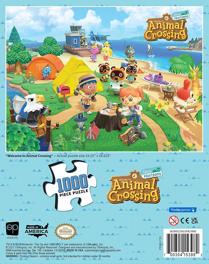 Animal Crossing - "Welcome to Animal Crossing" 1000 Piece Puzzle