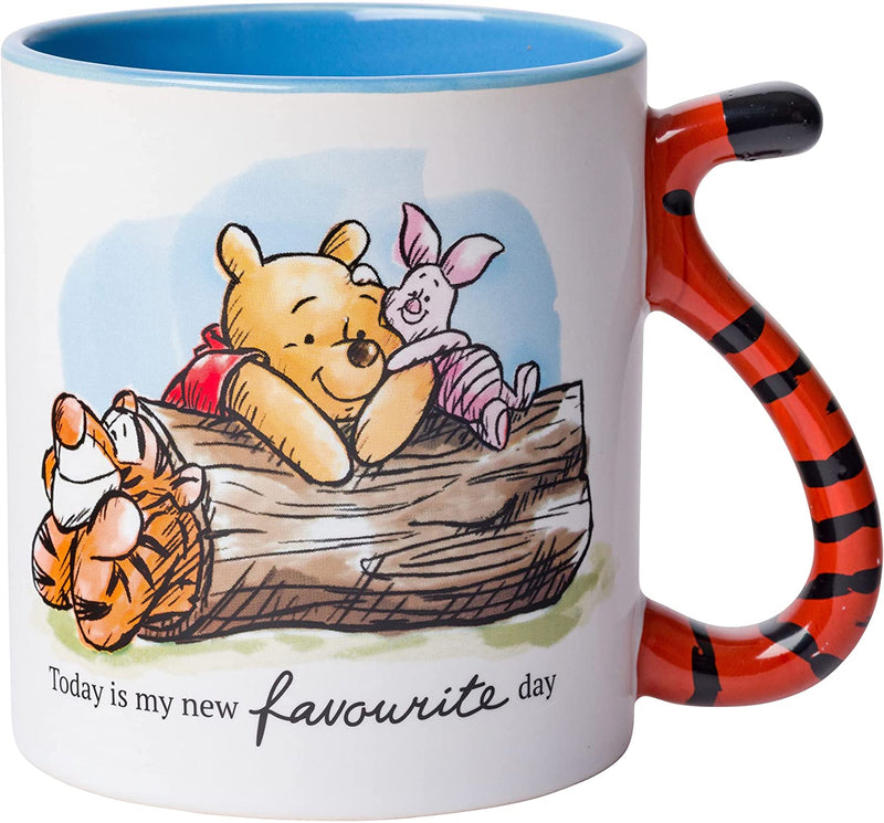 Disney: Winnie the Pooh - Favorite Day  Shaped Handle Ceramic Mug