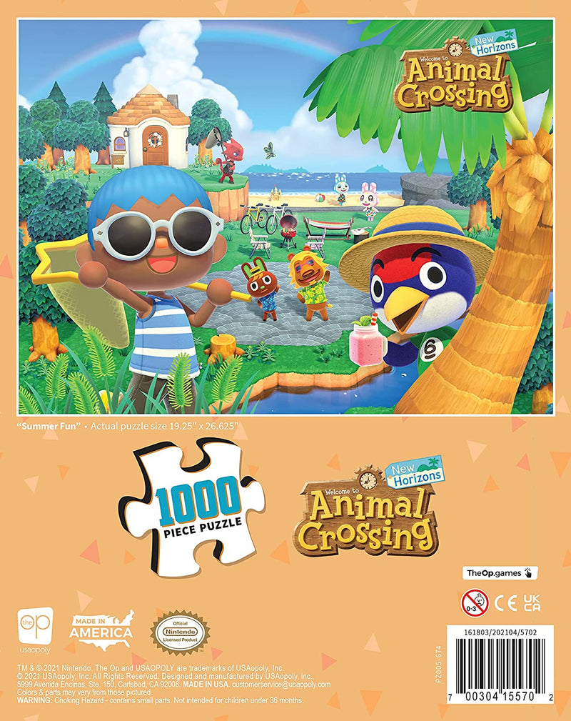 Animal Crossing - “Summer Fun” 1000 Piece Jigsaw Puzzle
