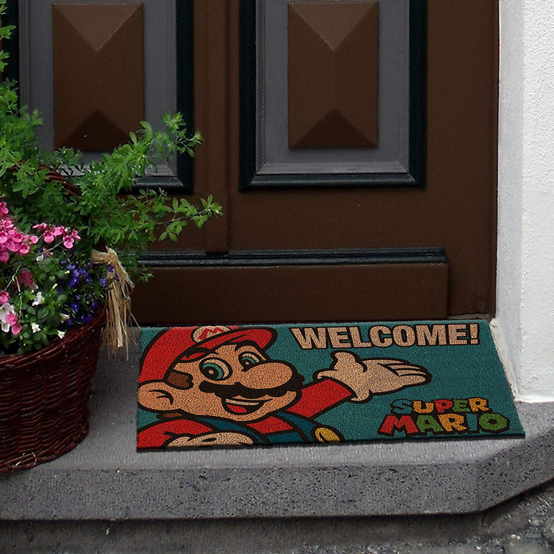 Super Mario Portrait Doormat - Kryptonite Character Store