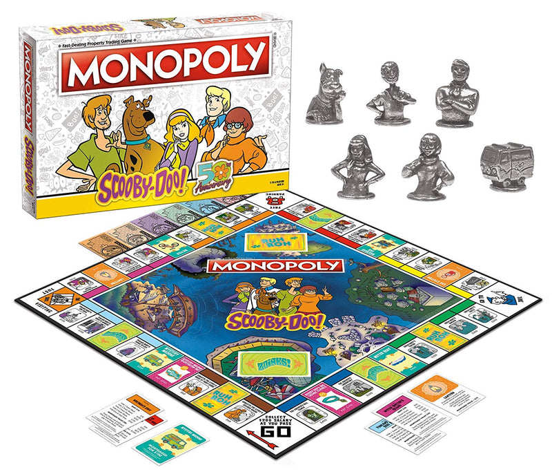 Cargue la imagen en el visor de la galería, Scooby-Doo! 50th Anniversary Monopoly Board Game - Kryptonite Character Store
