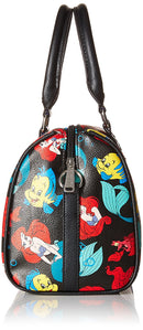 Disney Little Mermaid Classic Print Pebble Crossbody Satchel Bag - Kryptonite Character Store