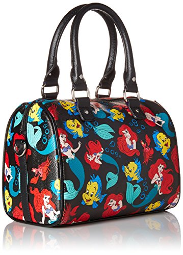 Disney Little Mermaid Classic Print Pebble Crossbody Satchel Bag - Kryptonite Character Store