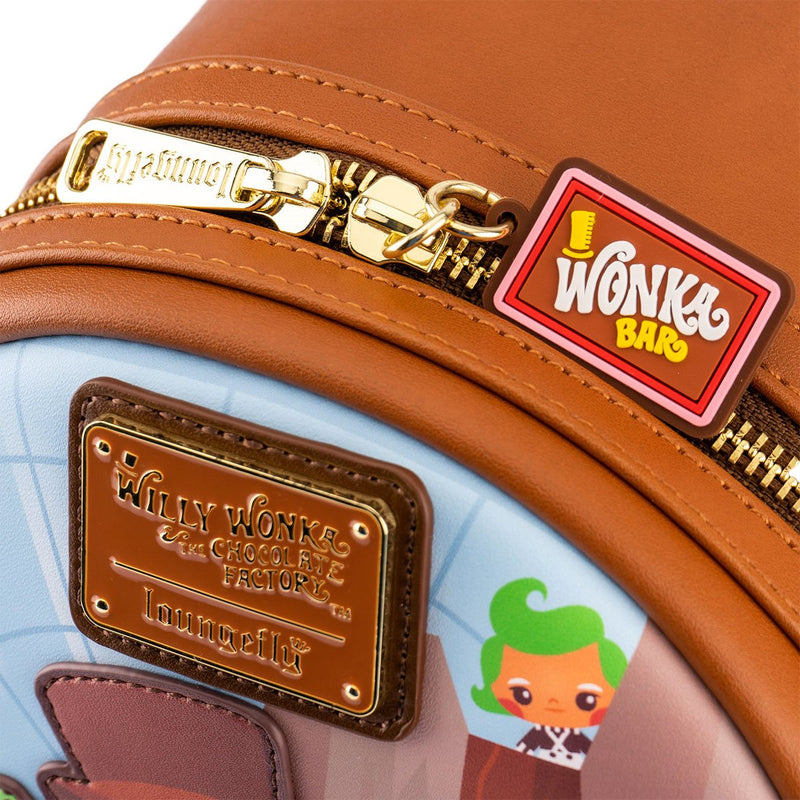 Load image into Gallery viewer, Loungefly Charlie and the Chocolate Factory - 50th Anniversary Mini Backpack
