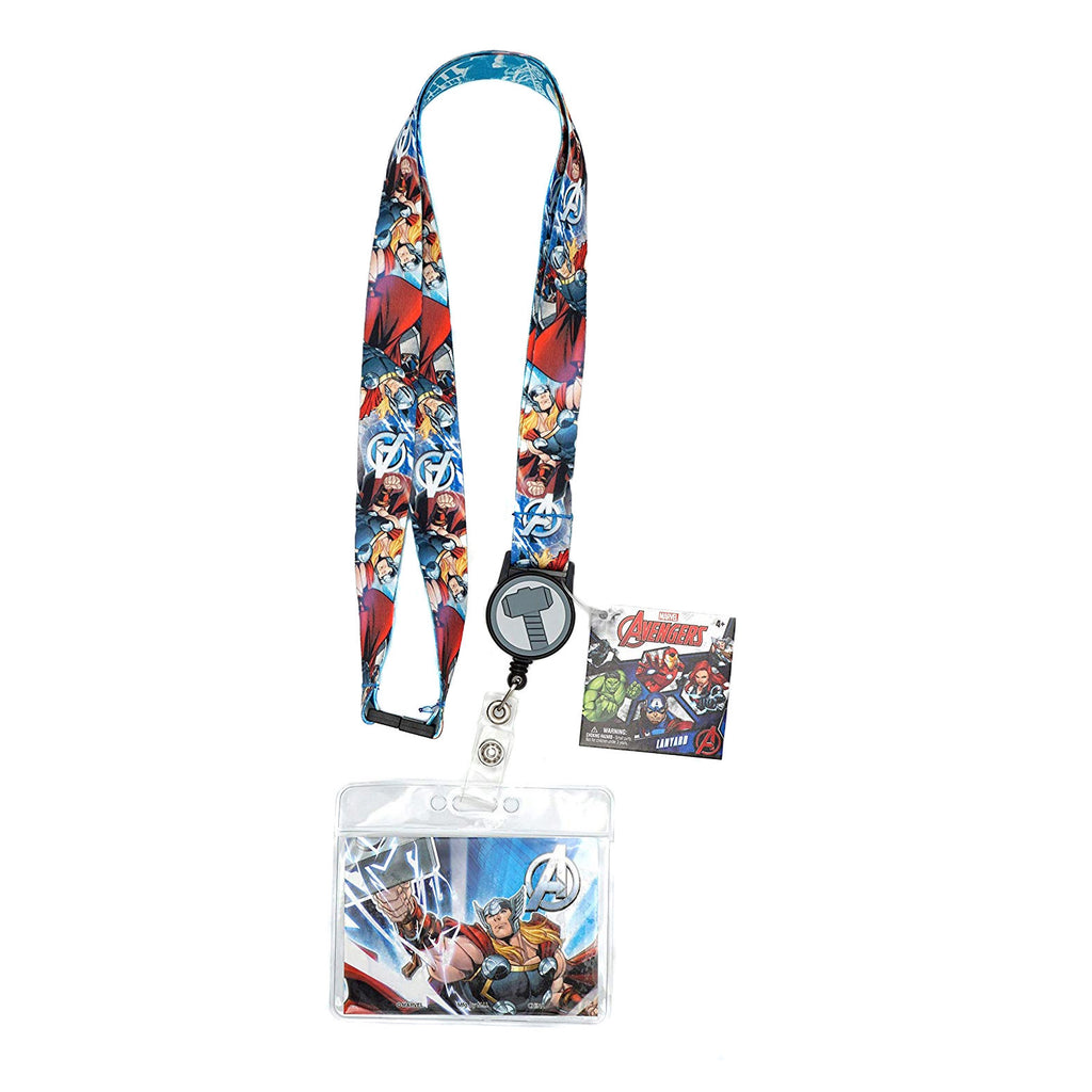 Marvel's Avengers - Thor Lanyard with Retractable Card Holder – Kryptonite  Character Store