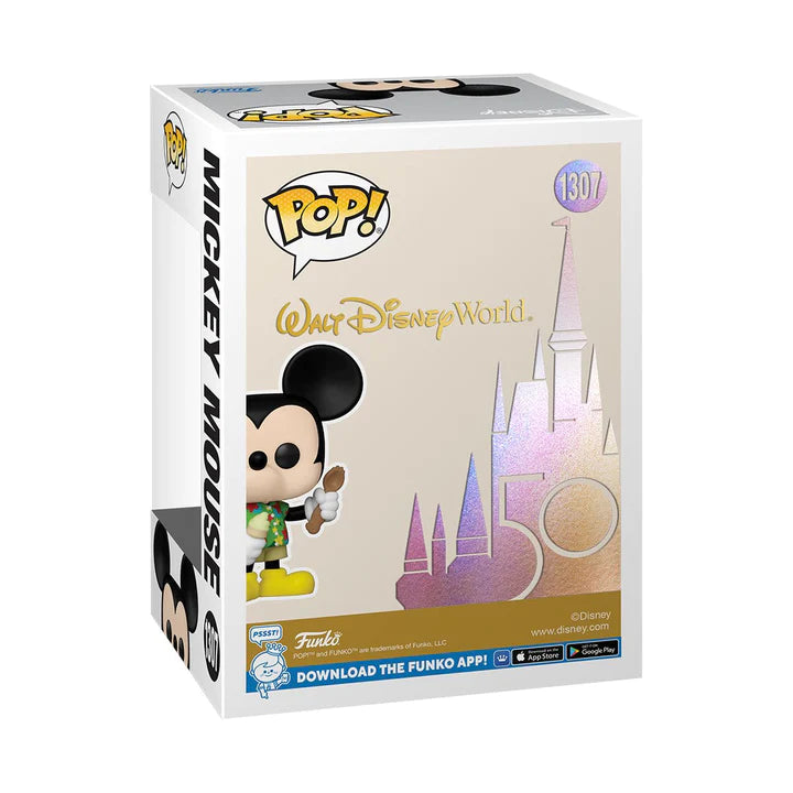 Chargez l&#39;image dans la visionneuse de la galerie, Funko POP! Disney : Walt Disney World 50e – Mickey Mouse (Aloha)
