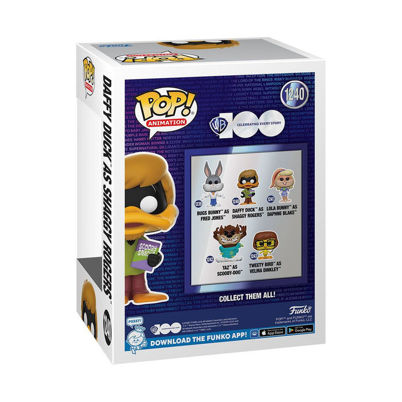 Chargez l&#39;image dans la visionneuse de la galerie, Funko Pop! Animation : Daffy Duck dans le rôle de Shaggy Rogers, figurine en vinyle
