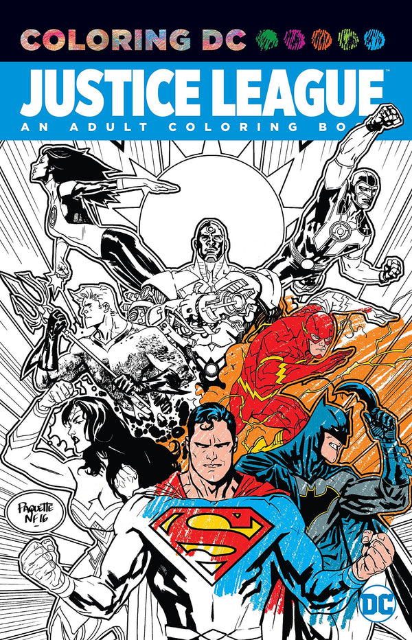 Justice League: An Adult Coloring Book (Coloring Dc)