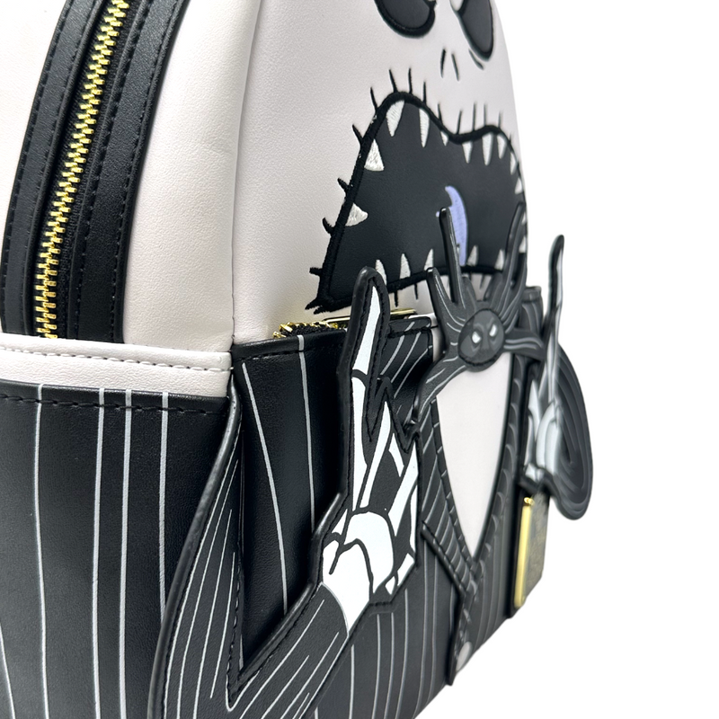 Load image into Gallery viewer, Loungefly Kryptonite Character Store Exclusive: Disney - The Nightmare Before Christmas - Angry Jack Skellington Mini Backpack, Loungefly
