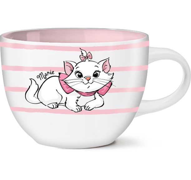 Aristocats Marie Soft Stripes 24 Oz Ceramic Soup Mug - Kryptonite Character Store