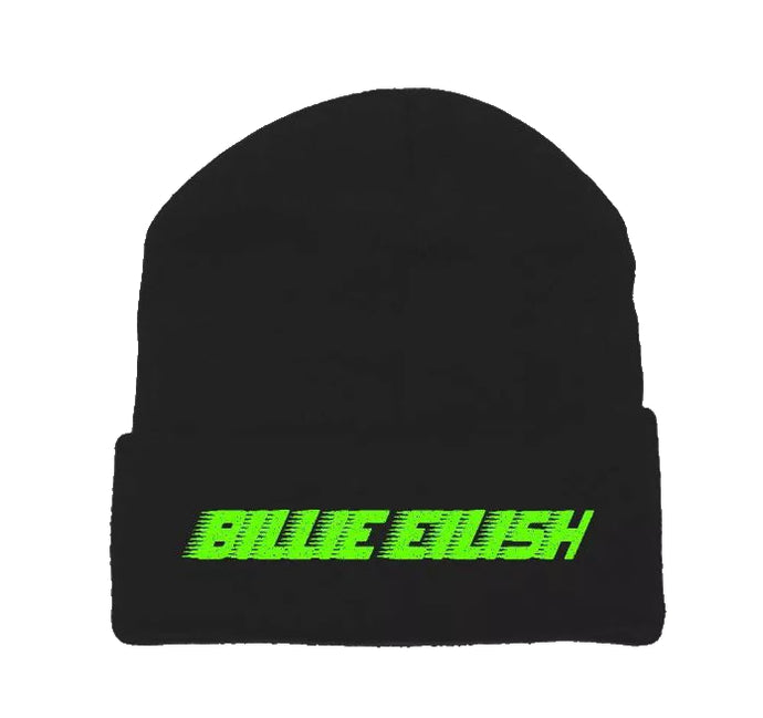 Adult Billie Eilish Beanie - Black One Size - Kryptonite Character Store