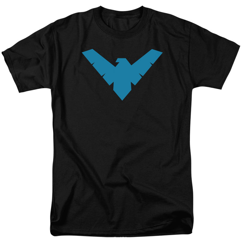 Chargez l&#39;image dans la visionneuse de la galerie, Batman Classic Nightwing Logo Adult Fitted T-Shirt - Kryptonite Character Store
