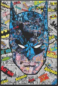 DC Comics: Batman - Comic Collage 24" x 36" Canvas Wall Art