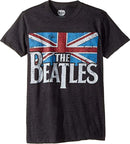 The Beatles - The Distressed British Flag Men's Lightweight T-Shirt
