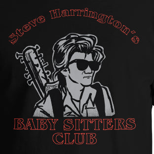 Stranger Things Steve Harrington's Baby Sitters Club T-Shirt - Kryptonite Character Store