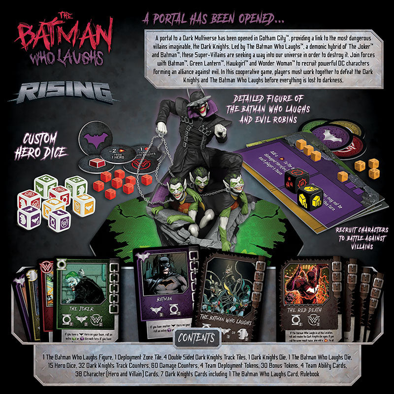 DC Comics: The Batman Who Laughs Rising - Cooperative Board Game