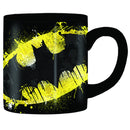 DC Comics Batman Splatter Paint Logo Ceramic Mug, 14-Ounces - Kryptonite Character Store