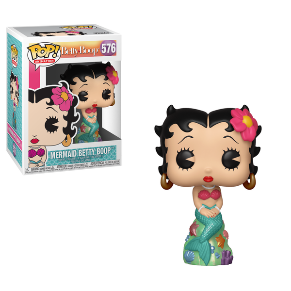 Betty Boop - Mermaid POP Animation Vinyl Figure - Kryptonite Character Store