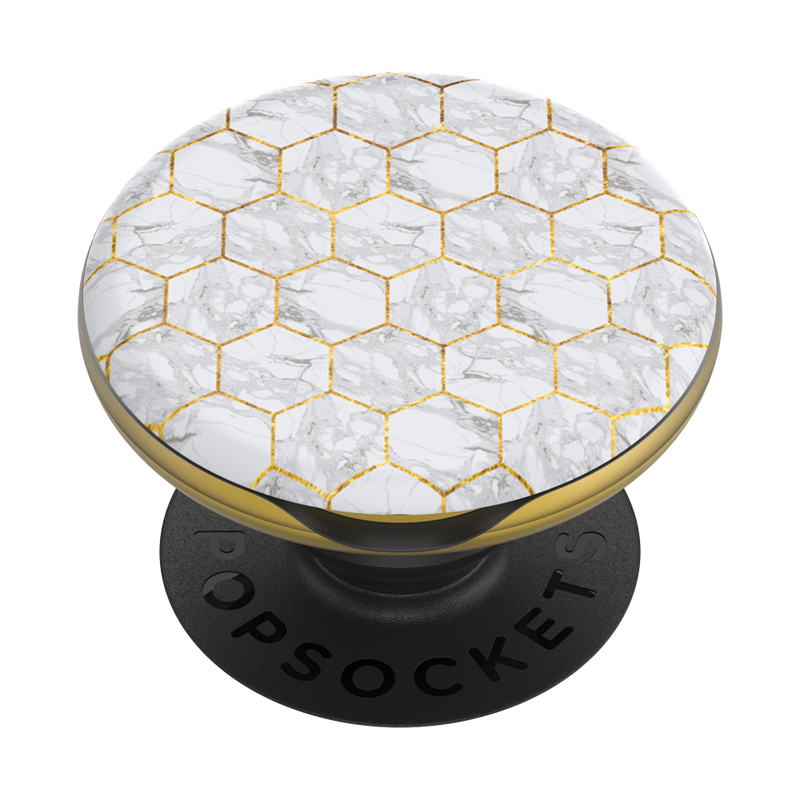 PopSocket: PopGrip - Marble Honeycomb, Lip Balm