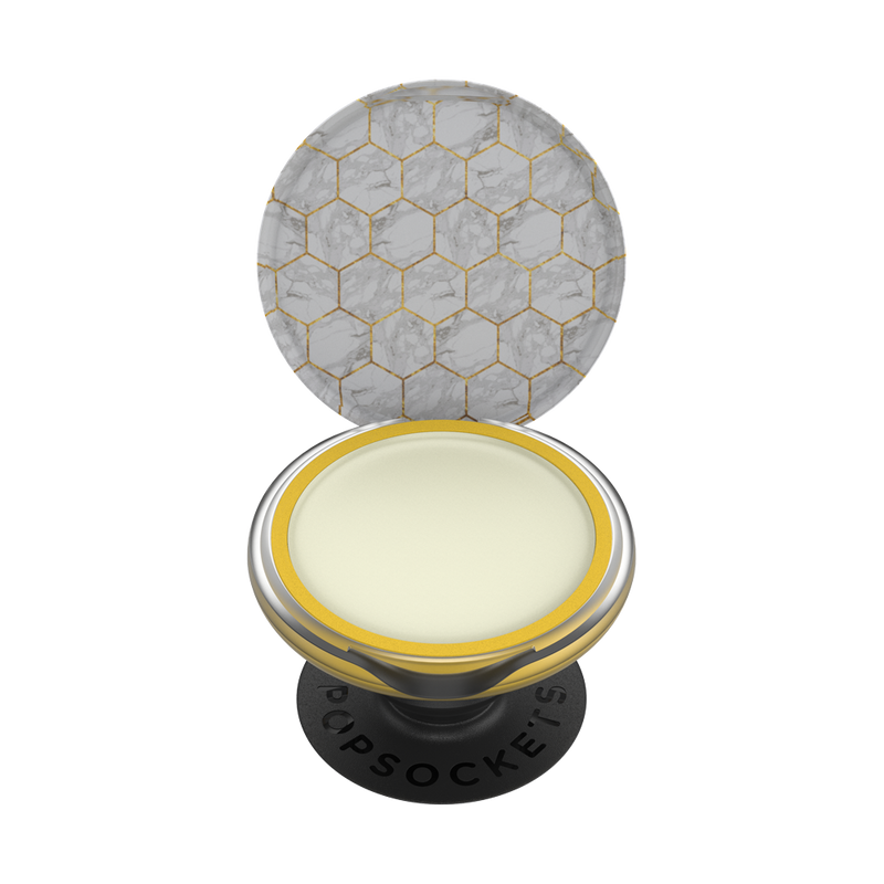 PopSocket: PopGrip - Marble Honeycomb, Lip Balm