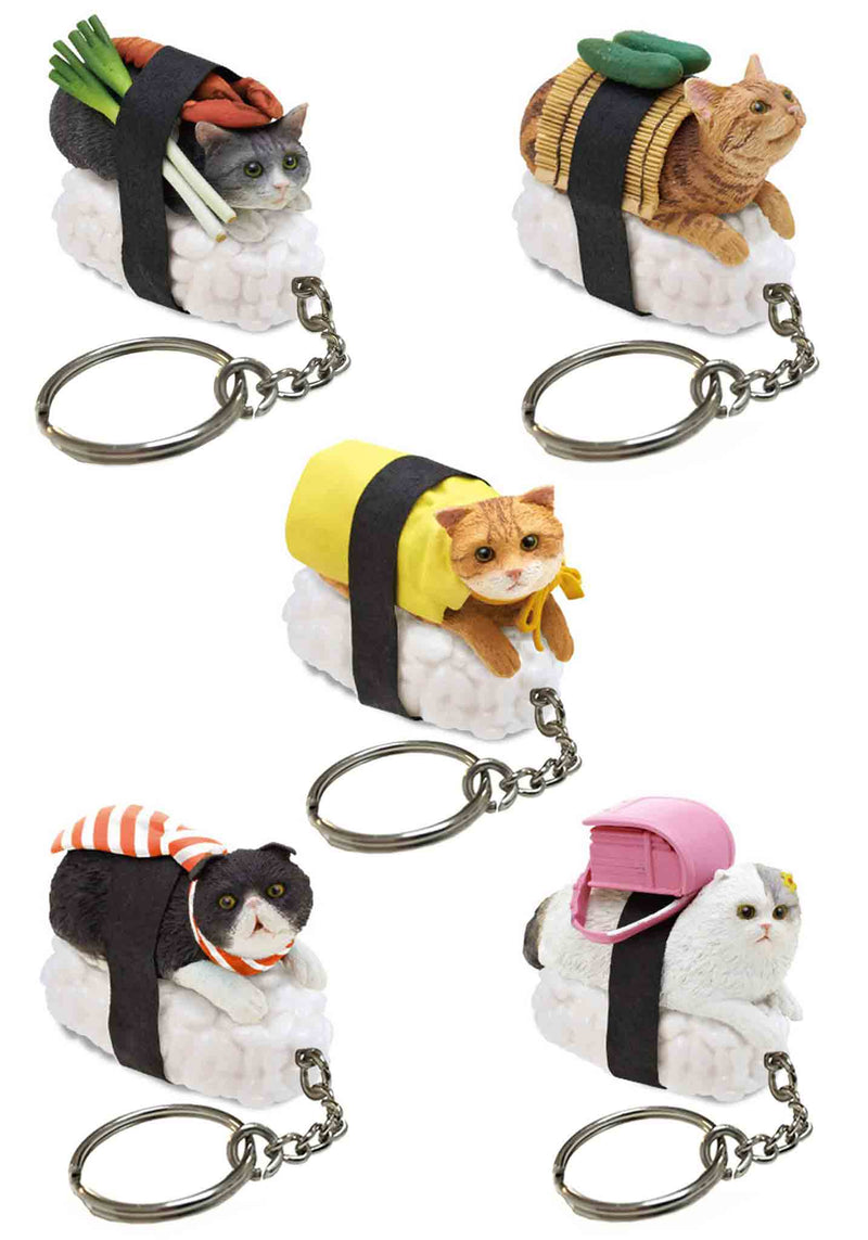 Load image into Gallery viewer, Sushi Cat (Nekozushi) Keychain Blind Box Version 1
