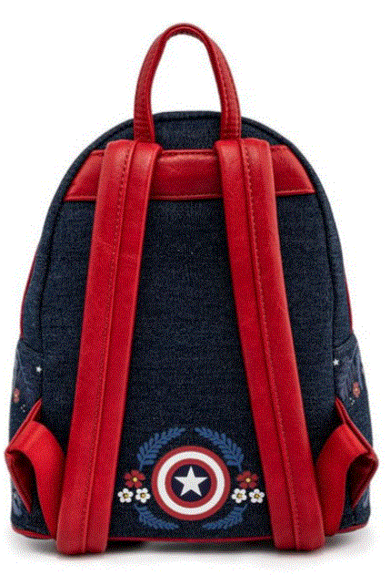 Marvel Comics - Captain America 80th Anniversary Mini Backpack, Loungefly