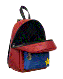 Super Mario - Red Checkered Mini Backpack