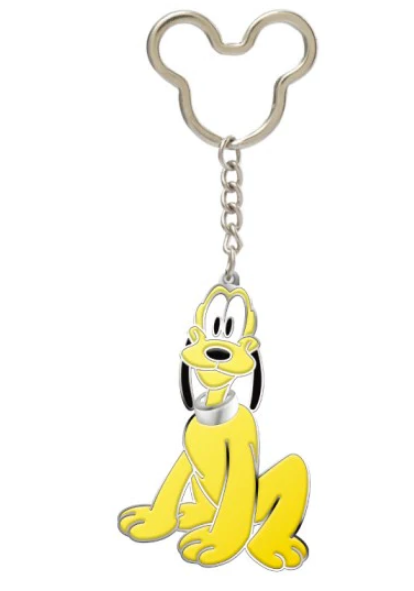Disney: Mickey Mouse - Gang - Pluto Colored Pewter Keychain