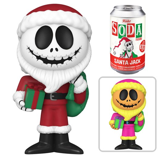 Load image into Gallery viewer, Funko Soda: Disney - The Nightmare Before Christmas - Santa Jack with Chase Vinyl Figure
