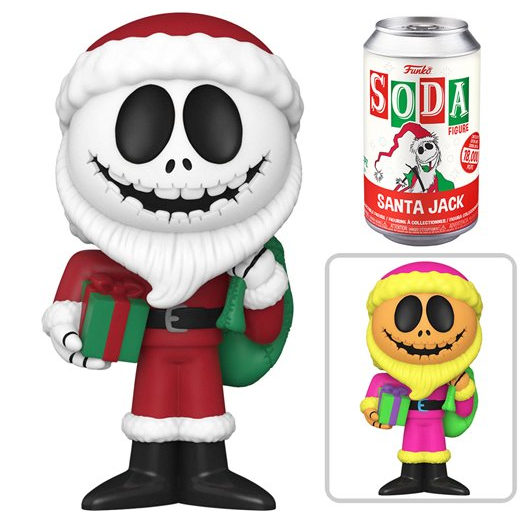 Funko Soda : Disney - L'Etrange Noël de Monsieur Jack - Figurine en vinyle Santa Jack avec Chase