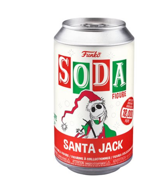 Load image into Gallery viewer, Funko Soda: Disney - The Nightmare Before Christmas - Santa Jack with Chase Vinyl Figure
